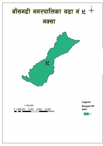 वडा नं ९ काे नक्सा